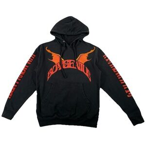 Boy Genius Hoodie Adult Small Black Demon Skull IAmTheWayIAm IDontKnowWhy